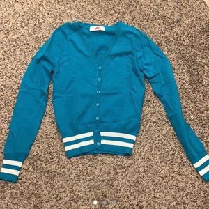 Teal Cardigan